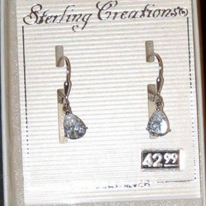 Sterling Creations sterling silver earring pierced